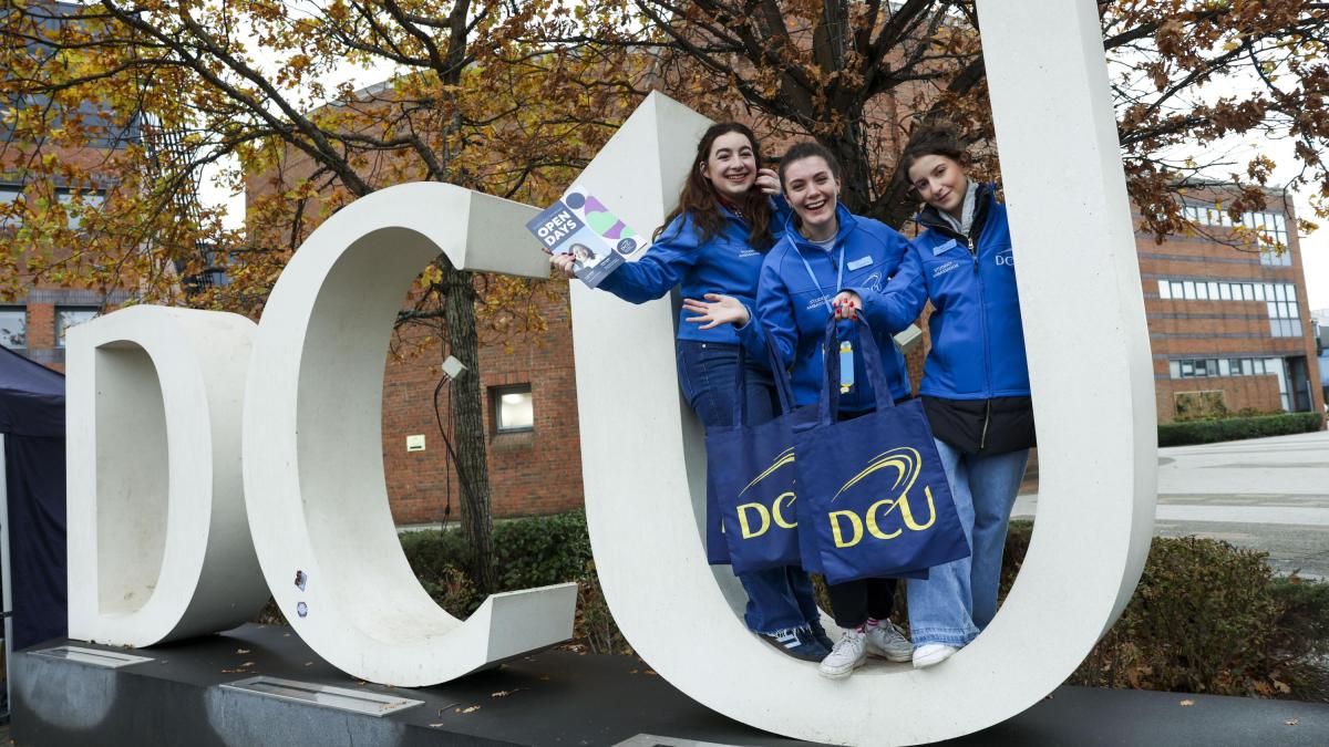 Student Ambassadors at DCU Open Day