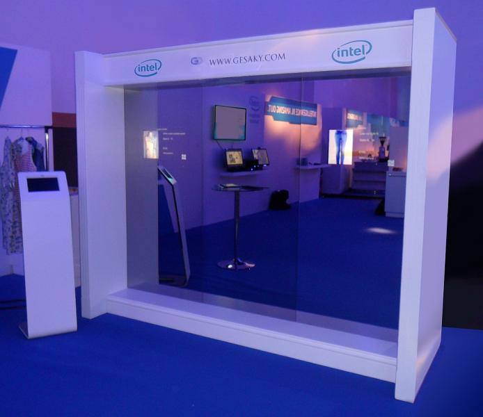 Gesaky Interactive Showcased at Intel Summit Gesaky Interactive Mirror at Intel Summit