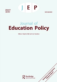 Cover of Journal of Education Policy