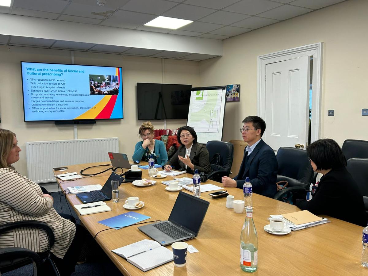 DCU hosted a delegation from the Open University of China.