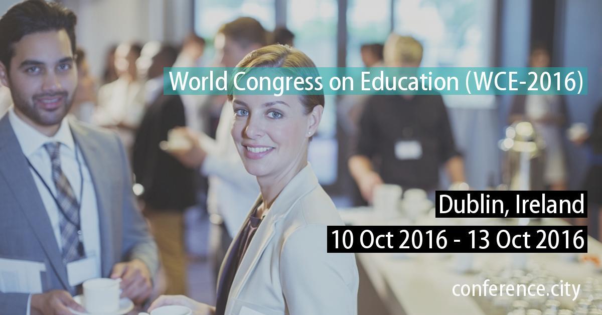 Dr Fiona King delivers keynote speech at the World Congress on Education (WCE-2016)