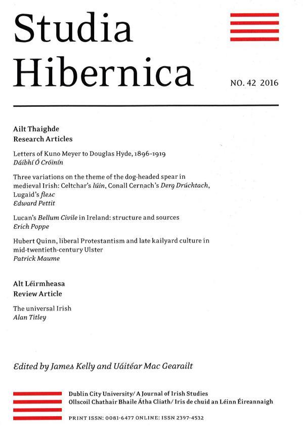 Studia Hibernica Volume 42