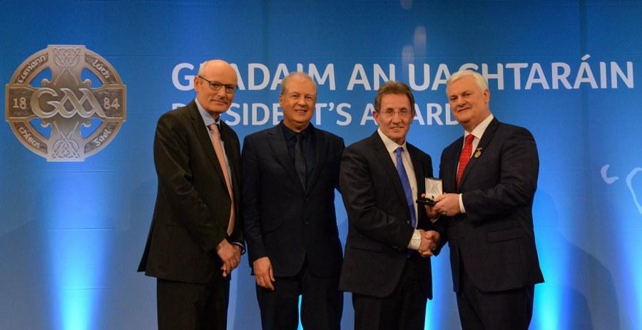 Professor Niall Moyna receives GAA President’s Award 