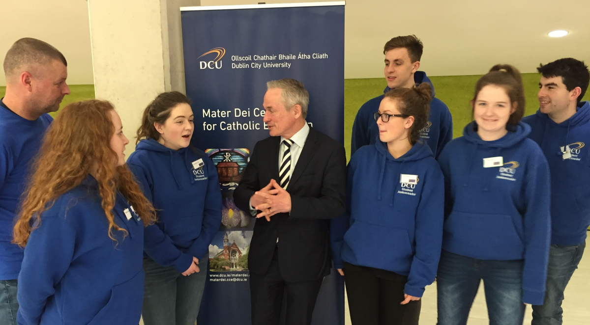 DCU Ambassadors and Minister for Education