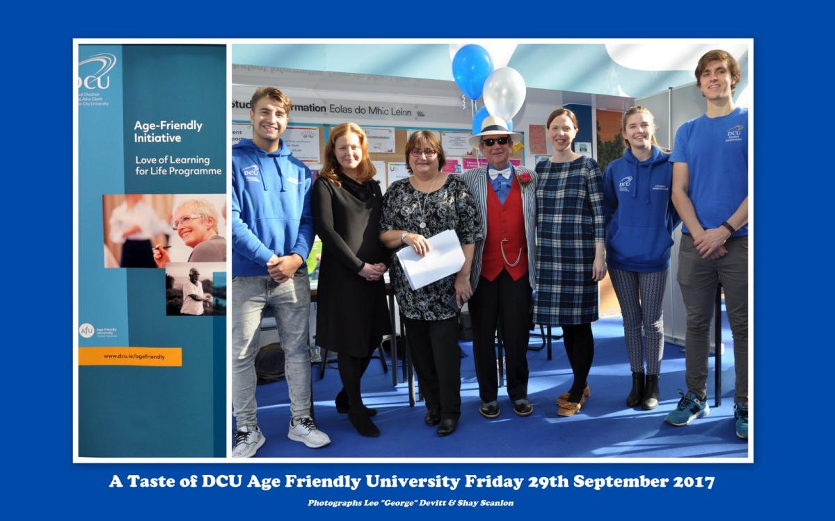 Staff and Students involved in  event in DCU
