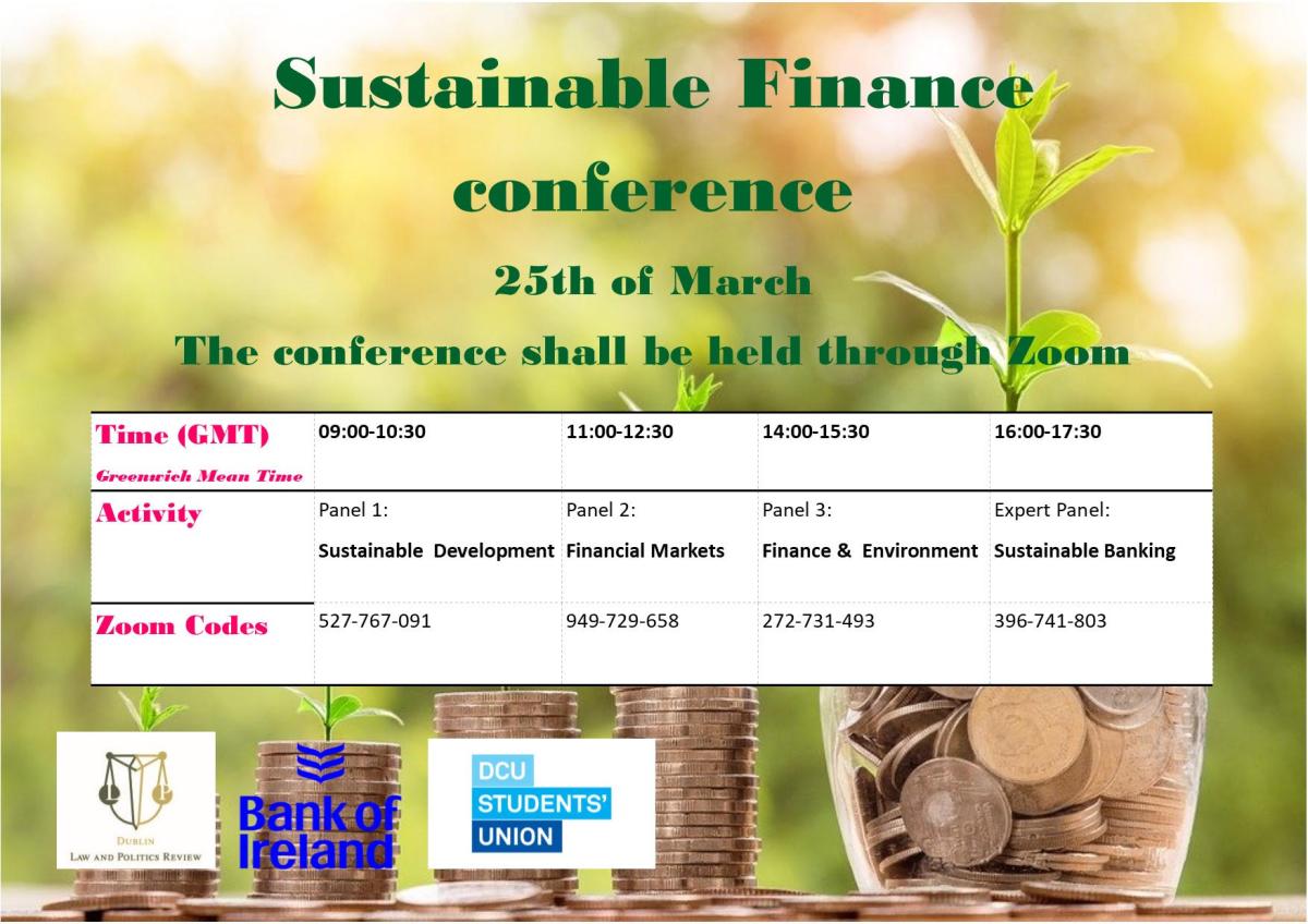 Digital conference on Sustainable Law and Finance
