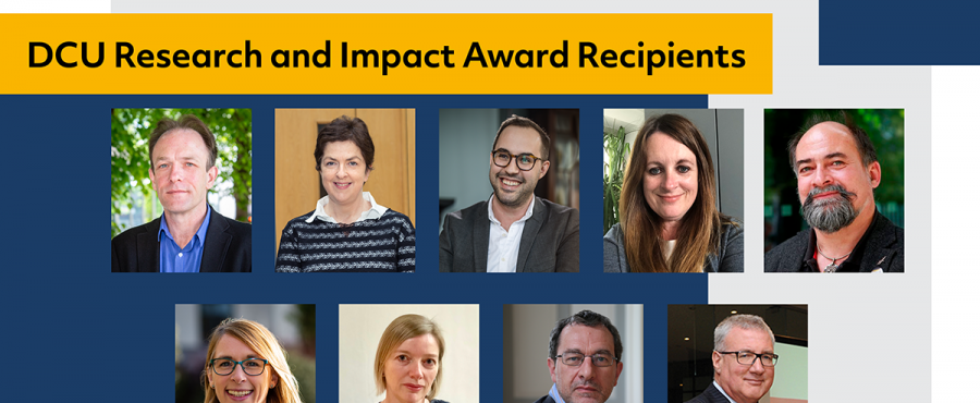 Triple success for Faculty staff in the 2020 DCU research and impact awards