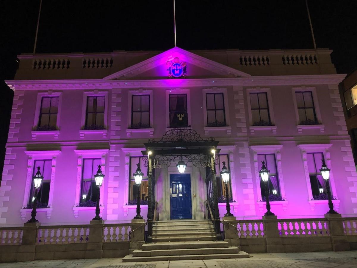 For the first time in Ireland, a public building was illuminated purple, to acknowledge and celebrate Intersex Solidarity Day.