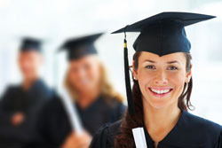 Graduating student Graduating student