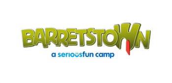 Text says Barretstown a serious fun camp