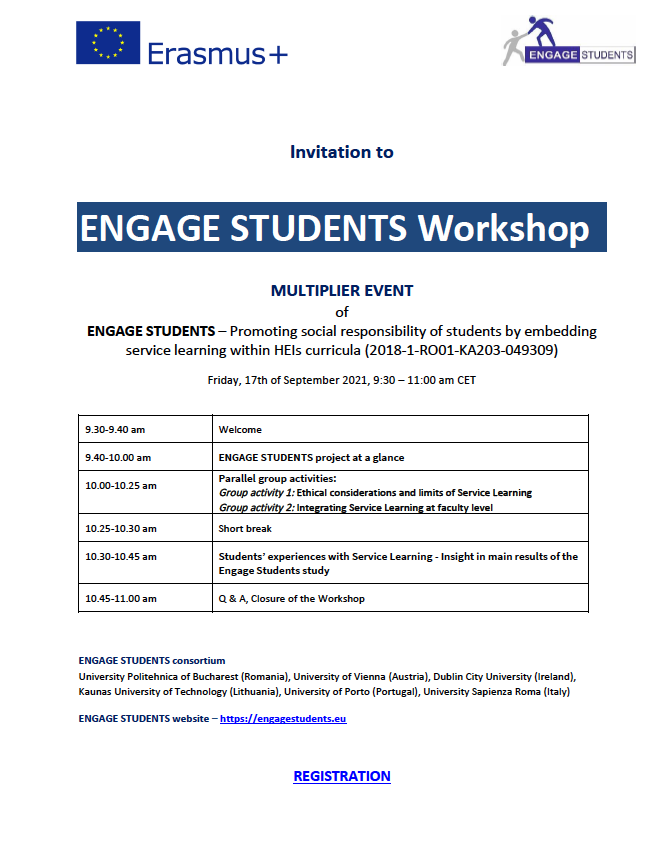 Engage Students project outcomes event