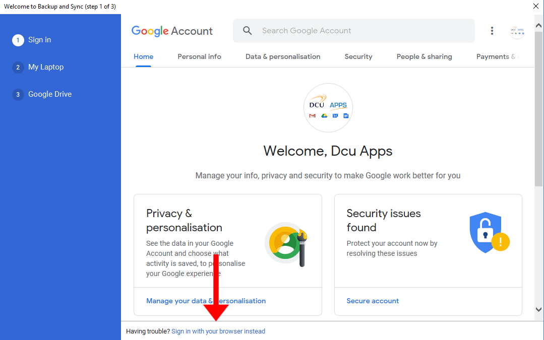 update backup and sync update backup and sync