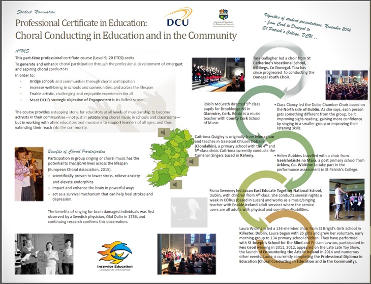 DCU President's Awards for Engagement 2015-poster