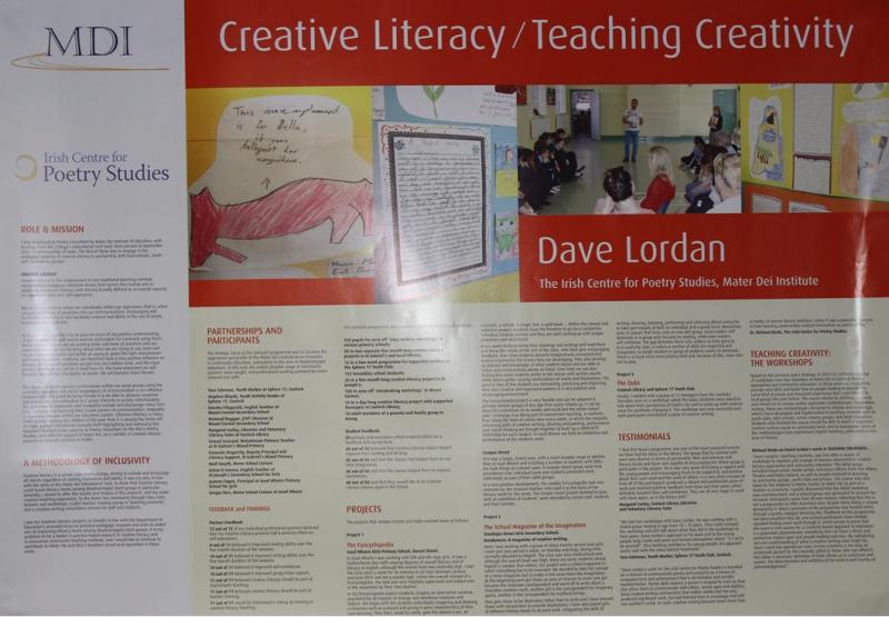 President's Award for Engagement - 2013, Poster-Creative Literacy/Teaching Creativity