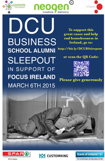 DCUBS Alumni Sleepout Campaign-poster
