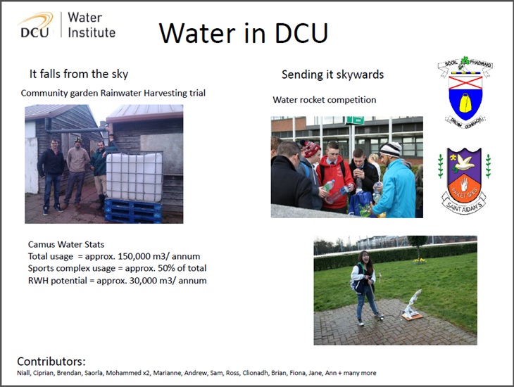 Brendan Heery - Water in DCU poster