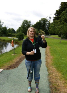 Susan Madigan volunteering at Barretstown