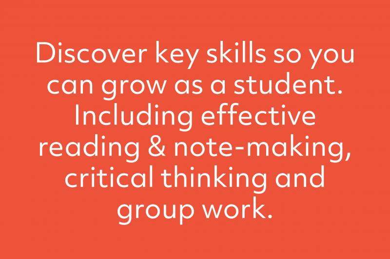 Discover study skills - course description