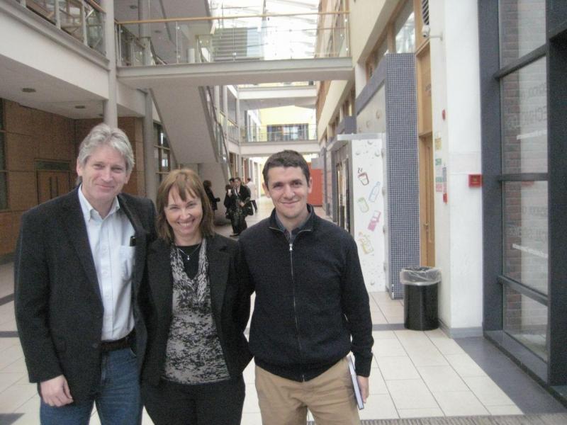 (l-r) Prof. Dermot Diamond (DCU), Prof. Sandra Martins Franchetti (University of Sao Pãulo), Dr. Enrico Marsili