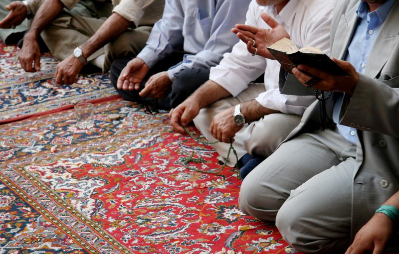 prayer on mat