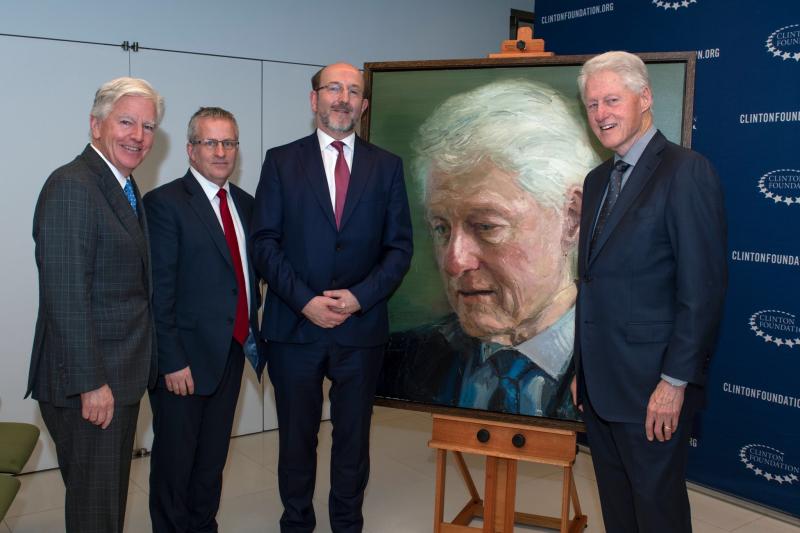 Bill Clinton Portrait