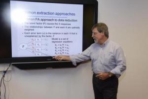 Larry Ludlow discusses factor analysis