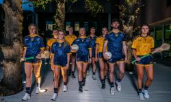This images shows the group at the Jersey Launch