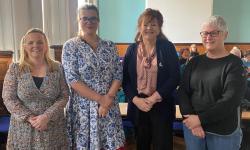 Grainne Reddy, Dr. Lucie Vidovićová, Christine O'Kelly and Dr. Mel Duffy