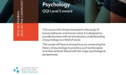 Psychology course starts in February 2022
