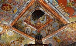 Reconstruction of a synagogue in Gwoździec, Poland now located at the Museum of the History of Polish Jews in Warsaw