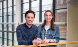 Naughton fellowship winners Carlos Alberto Canizares and Ciara Walsh