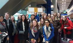 Arrival of International Semester Two students