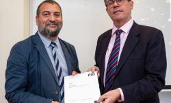 Dr Justin Rami graduates from the University Leadership and Management Programme