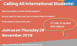 Irish Council for International Students Meeting 28th November 2019