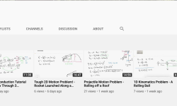 Dr. Rob O'Connor YouTube physics tutorial videos