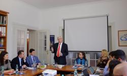 Philip McDonagh speaking at the event