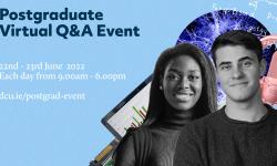 An image advertising the Postgraduate Virtual Q&A event 