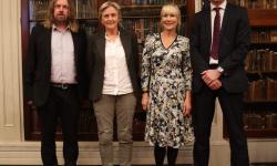 Left to Right: Professor Paul Downes (DCU), Professor Kathleen Lynch (UCD), Professor Diane Reay (University of Cambridge) and Dr Noel Purdy (Stranmillis College)