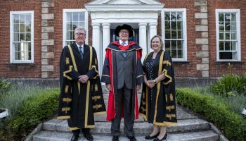 Sjur Bergan receives honorary doctorate from DCU