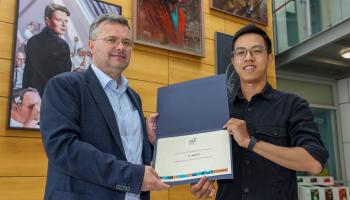 Tu-Khiem Le, School of Computing prize winner