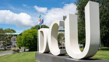 Image of the DCU letters on DCU's St Patrick's Campus