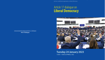Philip McDonagh's contribution at the Article 17 dialogue on Liberal Democracy hosted by the European Parliament