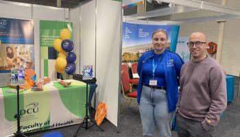 DCU staff at the Young Scientist and Technology Exhibition 