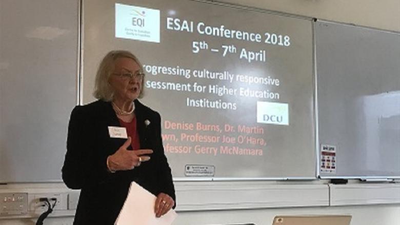 Dr. Denise Burns, EQI presenting at ESAI 2018