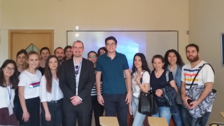 Jordan and students