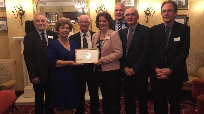 Dr Martin Brown, Prof Joe O'Hara , Mrs Mary Coolahan and research team