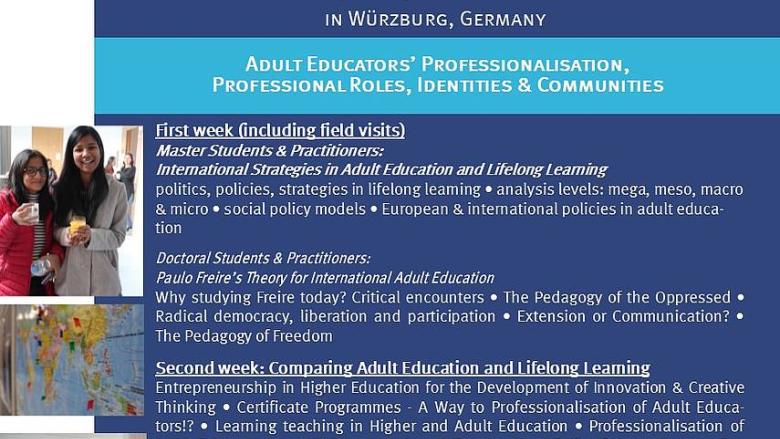 HERC, FETRC colleagues participate in Winter School 2020 for International and Comparative Studies in Adult Education and Lifel