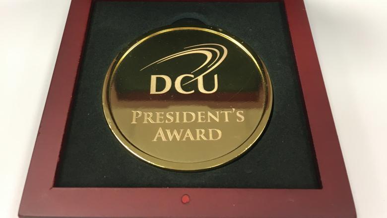DCU President's Awards - medal