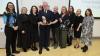 Presidents Awards for Engagement 2025-PFL Team with DCU President and Laura Mahoney