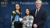 Presidents Awards for Engagement 2025-Malha with Laura Mahoney and DCU President